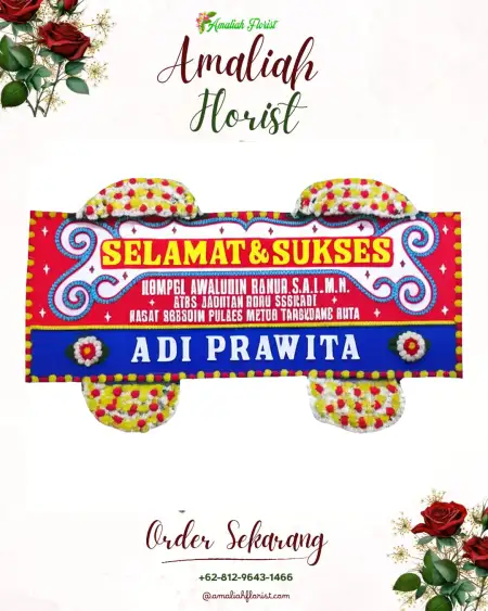 Papan Bunga Ucapan Selamat Ketangi